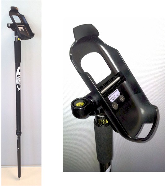 Carbon rod with cradle MM120 (5/8 "fixing) (Spectra-Precision)